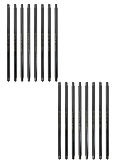Hi-Tech One-Piece Pushrod Set <br> 9.1in L, 0.135in Wall, 3/8in Diameter