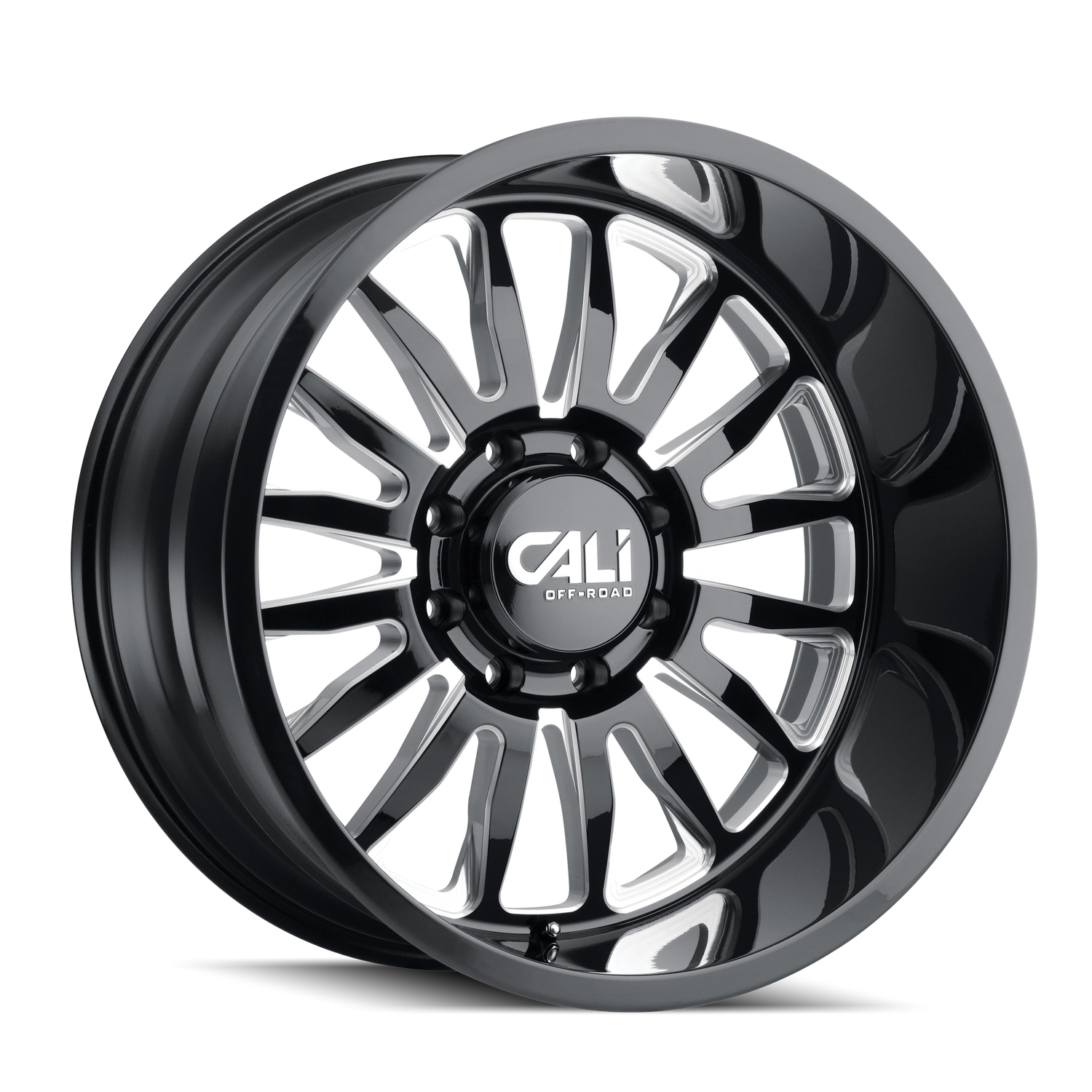 Summit 9110 Gloss Black Milled Wheel <br> 26x14 / 8x165.1 BP / -76mm Offset / 125.2mm Hub