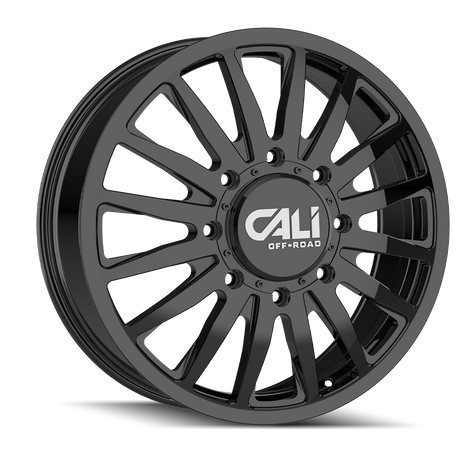 Summit 9110D Dually Gloss Black Wheel <br> 22x8.25 / 8x200 BP / 115mm Offset / 142mm Hub