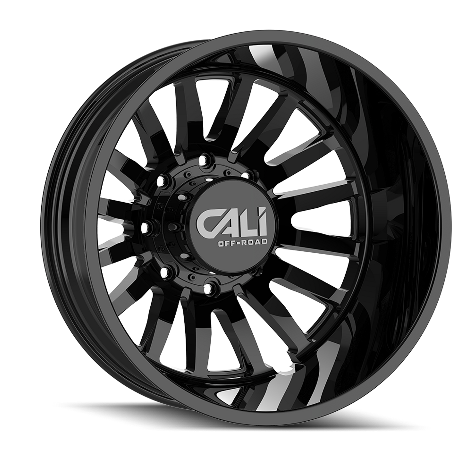 Summit 9110D Dually Gloss Black Wheel <br> 22x8.25 / 8x200 BP / -192mm Offset / 142mm Hub