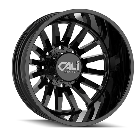 Summit 9110D Dually Gloss Black Wheel <br> 22x8.25 / 8x200 BP / -192mm Offset / 142mm Hub