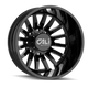 Summit 9110D Dually Gloss Black Wheel <br> 22x8.25 / 8x200 BP / -192mm Offset / 142mm Hub