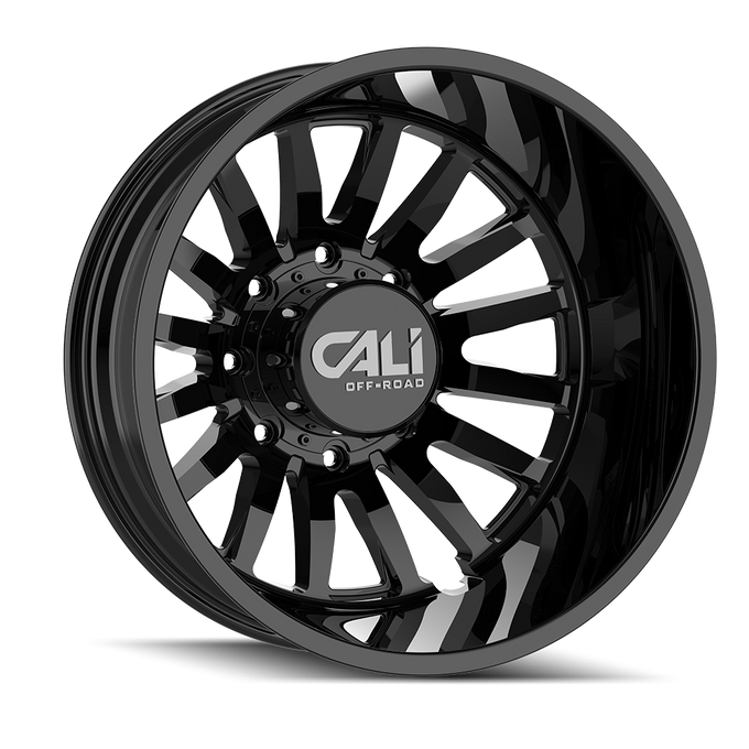 Summit 9110D Dually Gloss Black Wheel <br> 22x8.25 / 8x200 BP / -192mm Offset / 142mm Hub