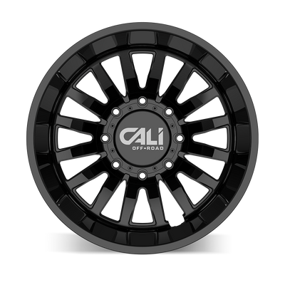 Summit 9110D Dually Gloss Black Wheel <br> 22x8.25 / 8x200 BP / -192mm Offset / 142mm Hub