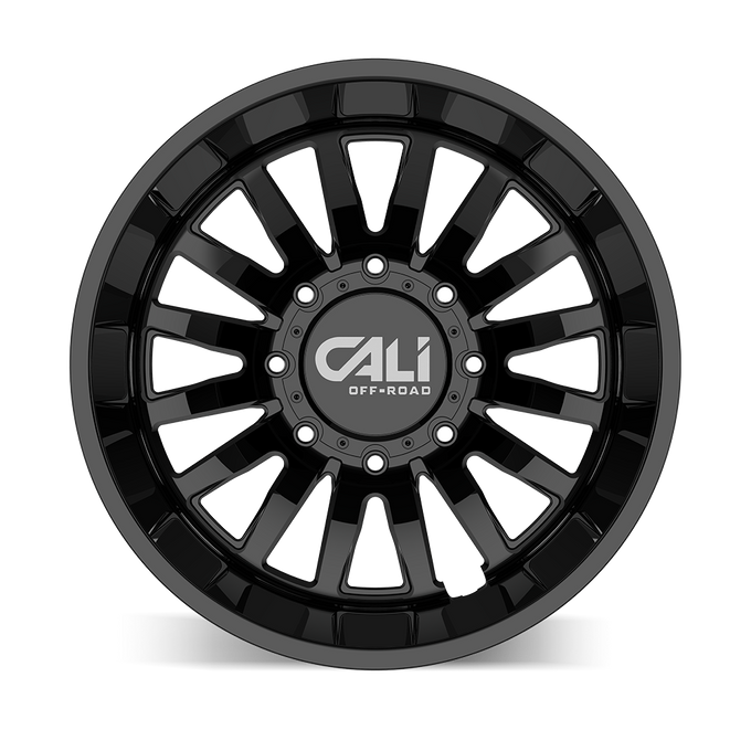 Summit 9110D Dually Gloss Black Wheel <br> 22x8.25 / 8x200 BP / -192mm Offset / 142mm Hub