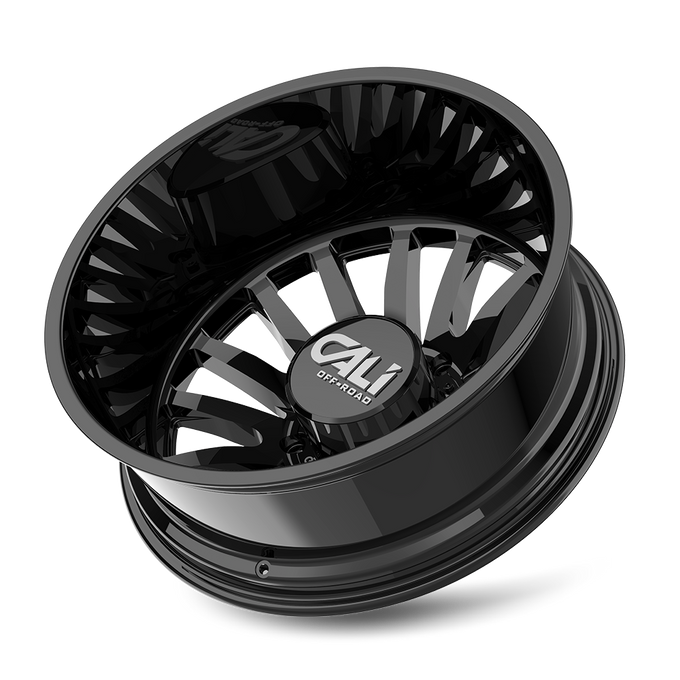 Summit 9110D Dually Gloss Black Wheel <br> 22x8.25 / 8x200 BP / -192mm Offset / 142mm Hub