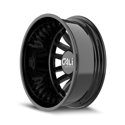 Summit 9110D Dually Gloss Black Wheel <br> 22x8.25 / 8x200 BP / -192mm Offset / 142mm Hub