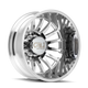 Summit 9110D Dually Polished Wheel <br> 22x8.25 / 8x210 BP / -192mm Offset / 154.2mm Hub