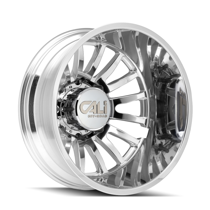 Summit 9110D Dually Polished Wheel <br> 22x8.25 / 8x210 BP / -192mm Offset / 154.2mm Hub