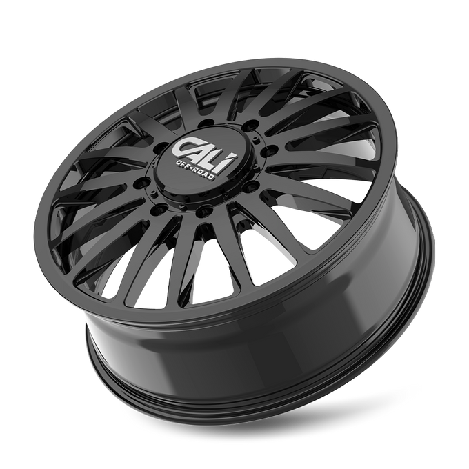 Summit 9110D Dually Gloss Black Wheel <br> 22x8.25 / 8x165.1 BP / 115mm Offset / 121.3mm Hub