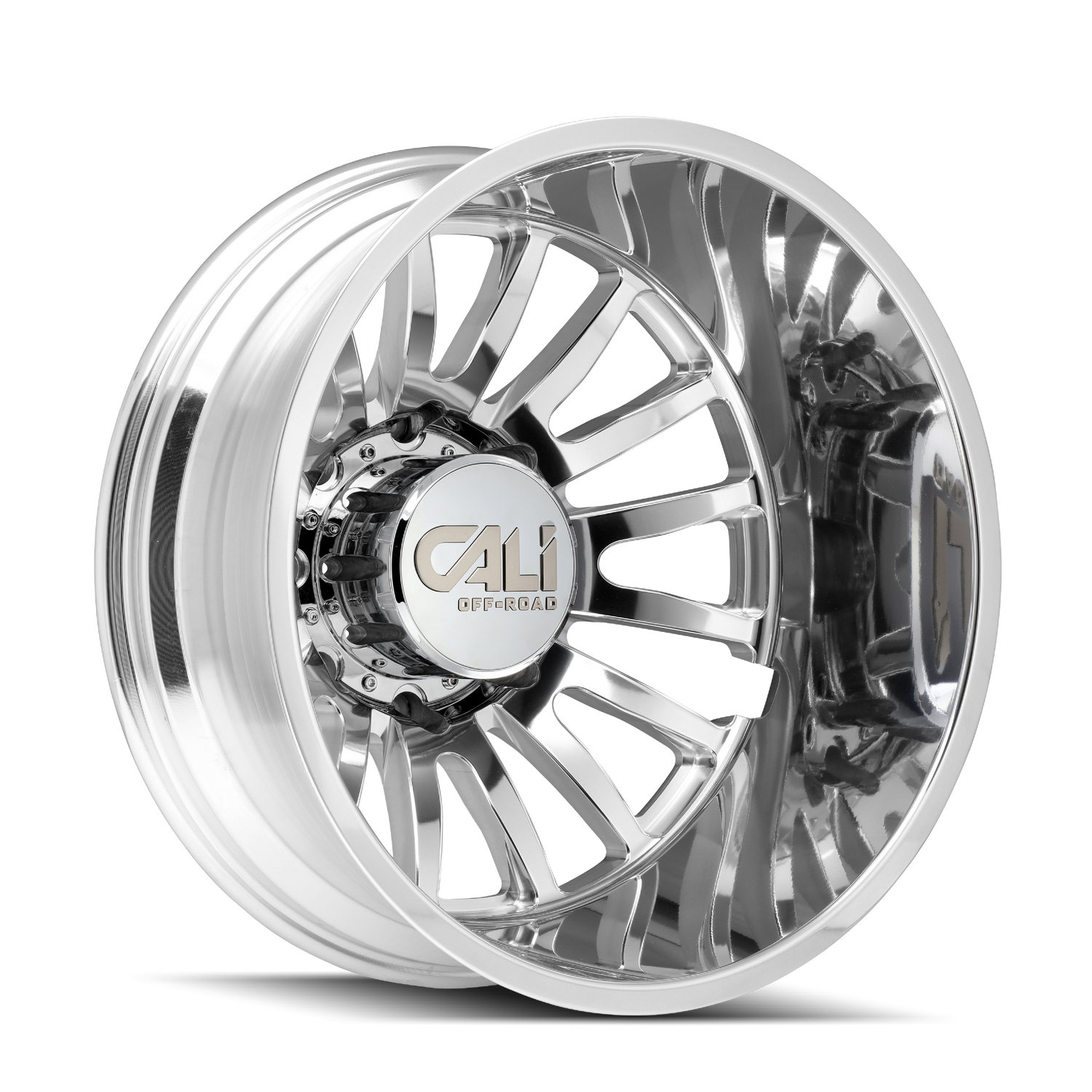 Summit 9110D Dually Polished Wheel <br> 22x8.25 / 8x165.1 BP / -232mm Offset / 121.3mm Hub