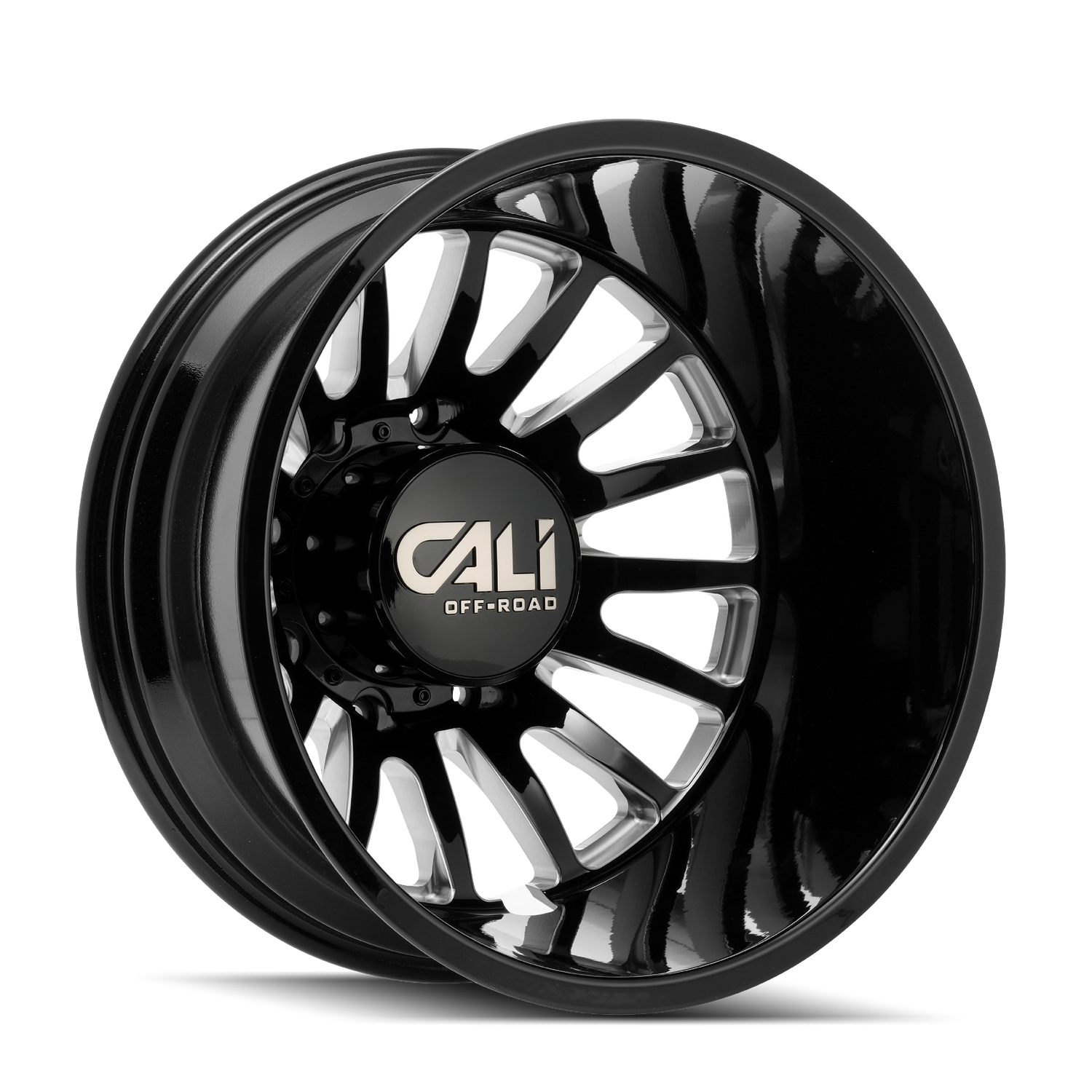 Summit 9110D Dually Gloss Black Wheel <br> 20x8.25 / 8x200 BP / -192mm Offset / 142mm Hub