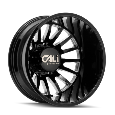 Summit 9110D Dually Gloss Black Wheel <br> 20x8.25 / 8x210 BP / -192mm OS / 154.2mm Hub