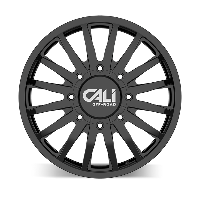 Summit 9110D Dually Gloss Black Wheel <br> 20x8.25 / 8x165.1 BP / 115mm Offset / 121.3mm Hub