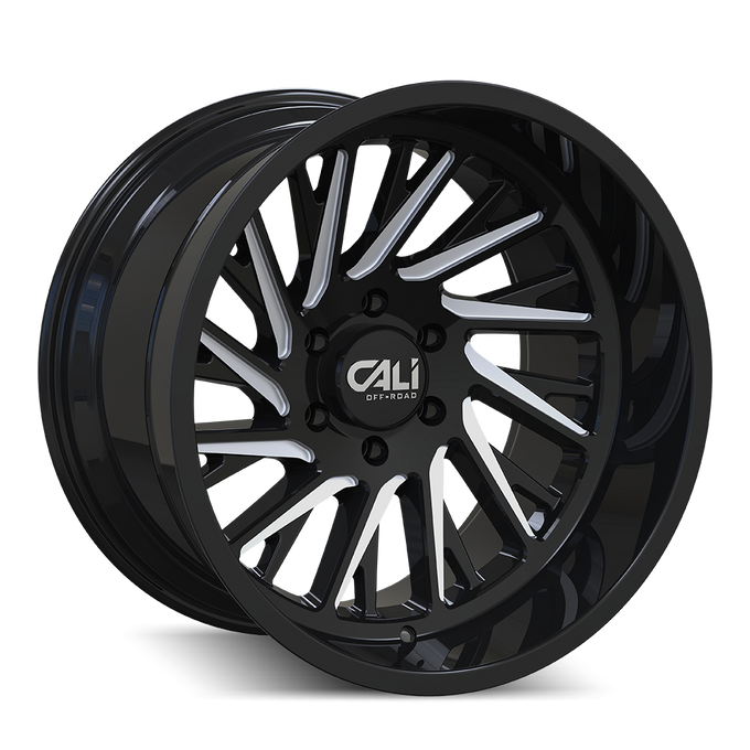 Purge 9114 Gloss Black Milled Wheel <br> 11-26 Chevy Silverado GMC Sierra 2500 3500 HD