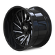 Purge 9114 Gloss Black Milled Wheel <br> 11-26 Chevy Silverado GMC Sierra 2500 3500 HD