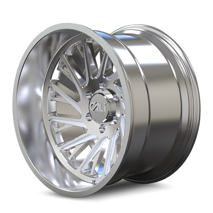 Purge 9114 Polished Wheel <br> 24x14 / 6x139.7 BP / -76mm Offset / 106mm Hub