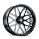 Invader 9115 Gloss Black Milled Wheel <br> 22x12 / 6x139.7 BP / -51mm Offset / 106.1mm Hub