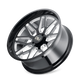 Invader 9115 Gloss Black Milled Wheel <br> 99-26 Ford F-250 F-350 Super Duty