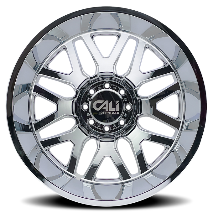 Invader 9115D Dually Chrome Wheel <br> 22x8.25 / 8x200 BP / -192mm Offset / 142mm Hub
