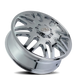 Invader 9115D Dually Chrome Wheel <br> 11-26 Chevy Silverado, 15-26 GMC Sierra 3500