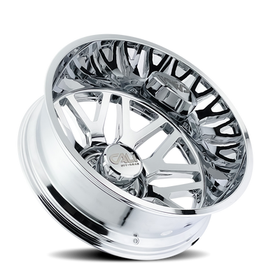 Invader 9115D Dually Chrome Wheel <br> 22x8.25 / 8x165.1 BP / -192mm Offset / 121.3mm Hub
