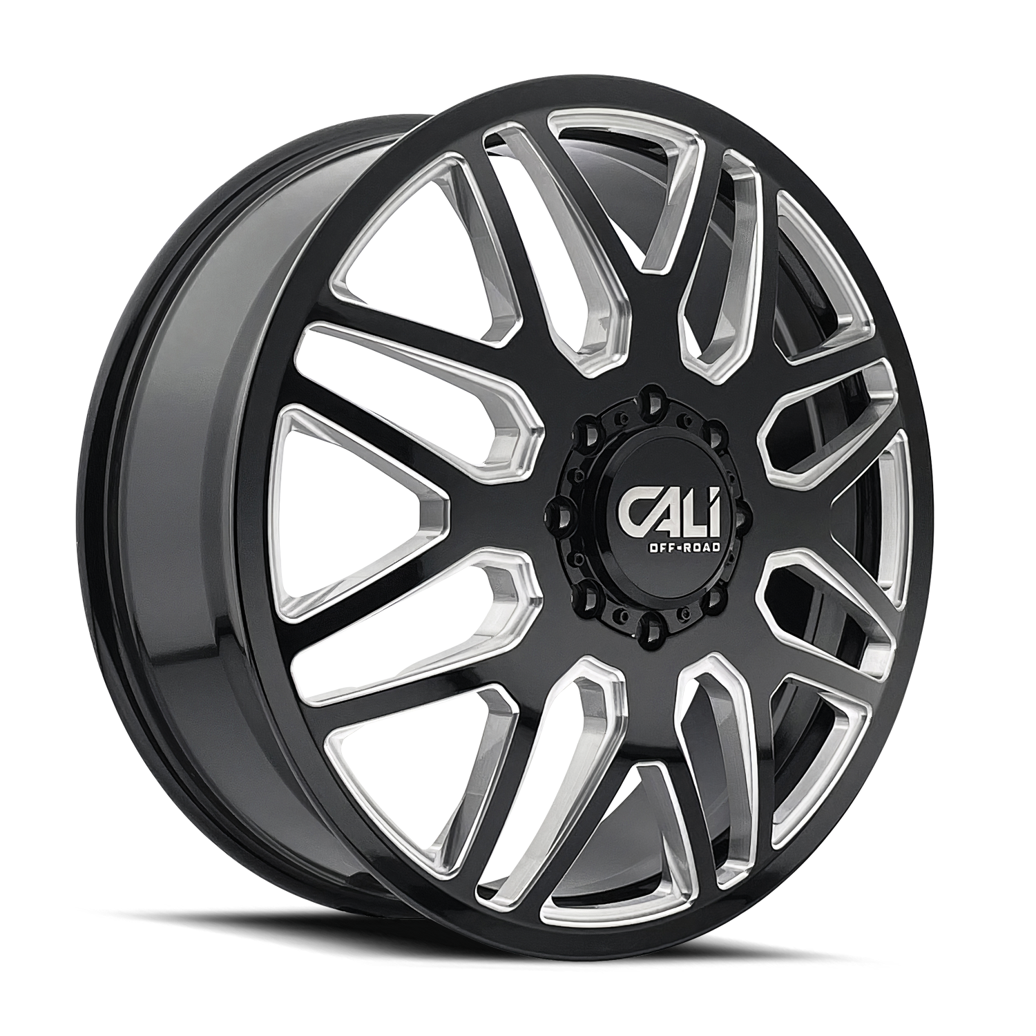 Invader 9115D Dually Gloss Black Wheel <br> 17-10 Chevy Silverado 3500, 11-18 Ram 3500