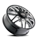 Invader 9115D Dually Gloss Black Wheel <br> 17-10 Chevy Silverado 3500, 11-18 Ram 3500