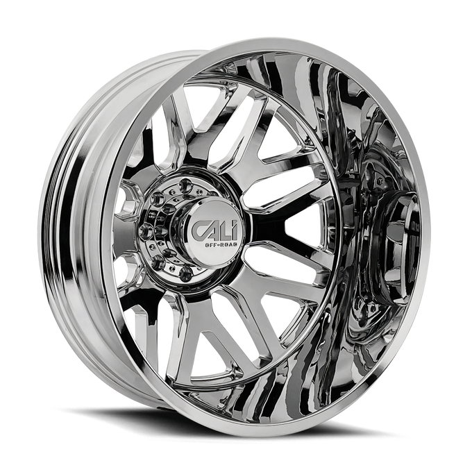 Invader 9115D Dually Chrome Wheel <br> 24x8.25 / 8x165.1 BP / -232mm Offset / 121.3mm Hub