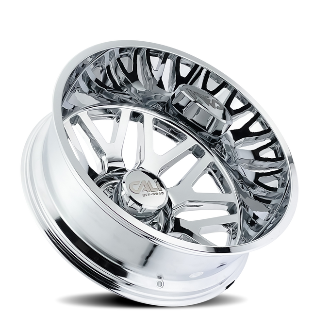 Invader 9115D Dually Chrome Wheel <br> 24x8.25 / 8x165.1 BP / -232mm Offset / 121.3mm Hub