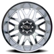 Invader 9115D Dually Chrome Wheel <br> 24x8.25 / 8x165.1 BP / -232mm Offset / 121.3mm Hub