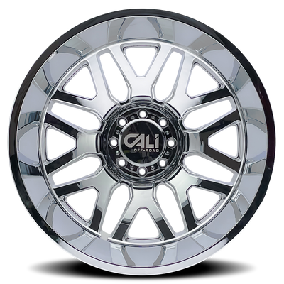 Invader 9115D Dually Chrome Wheel <br> 24x8.25 / 8x165.1 BP / -232mm Offset / 121.3mm Hub