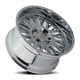 Vertex 9116 Chrome Wheel <br> 20x10 / 6x139.7 BP / -25mm Offset / 106mm Hub