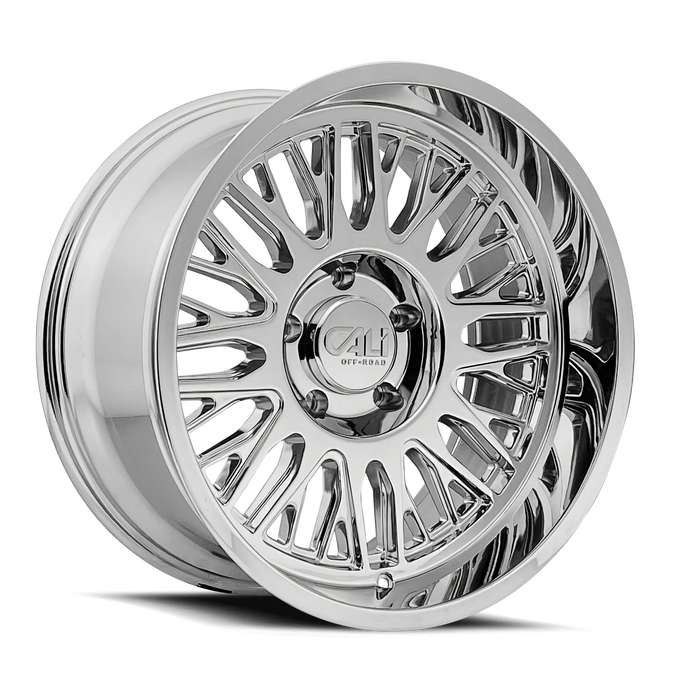Vertex 9116 Chrome Wheel <br> 24x14 / 8x165.1 BP / -76mm Offset / 125.2mm Hub