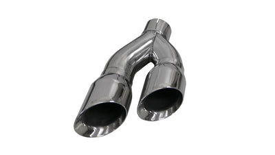 Twin 4.0in Side Swept Polished Pro-Series Tip Kit <br> 14-18 Chevy Silverado GMC Sierra 1500