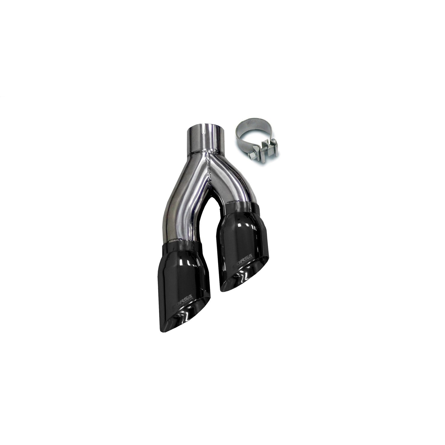 Twin 4in Side Swept Black PVD Pro-Series Tip Kit <br> 14-18 Chevy Silverado GMC Sierra 1500