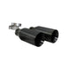 Single 5.0in. Straight Cut Gunmetal PVD Tip Kit <br> 17-24 Ford F-150, 21-24 Ram 1500