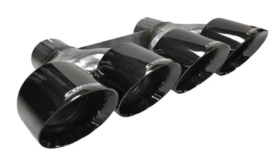 Quad 4.5in. Black PVD Pro-Series Tip Kit <br> 2014-2019 Chevrolet Corvette