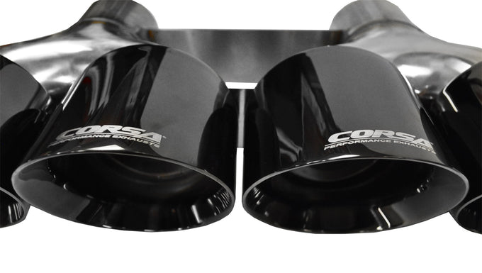 Quad 4.5in. Black PVD Pro-Series Tip Kit <br> 2014-2019 Chevrolet Corvette