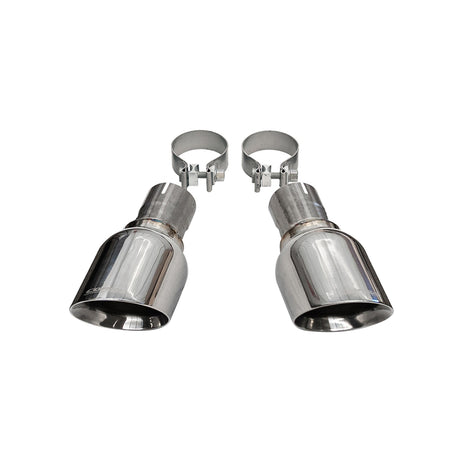 Pair of Single 4.5in. Polished Pro-Series Tips <br> 2011-2021 Jeep Grand Cherokee