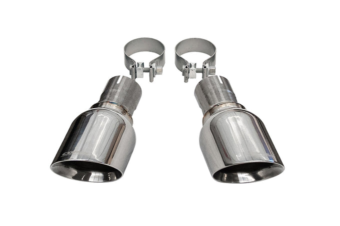 Pair of Single 4.5in. Polished Pro-Series Tips <br> 2011-2021 Jeep Grand Cherokee