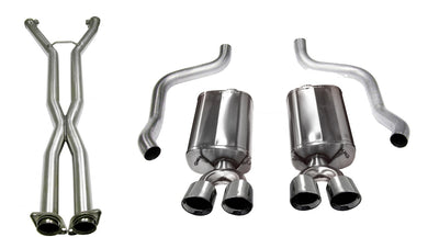 2.5in Cat-Back Dual Rear Exit with Twin 3.5in Tips <br> 2009-2013 Chevrolet Corvette