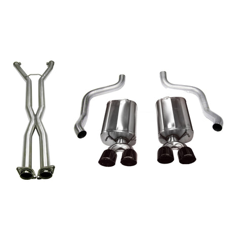 2.5in Cat-Back Dual Rear Exit with Twin 3.5in Tips <br> 2009-2013 Chevrolet Corvette