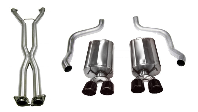 2.5in Cat-Back Dual Rear Exit with Twin 3.5in Tips <br> 2009-2013 Chevrolet Corvette