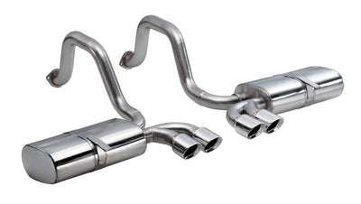 2.5in Axle-Back Dual Rear Exit w/ Single 3.5in Tips <br> 1997-2004 Chevrolet Corvette