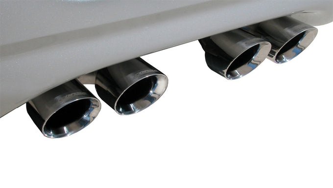 2.5in Cat-Back Dual Rear Exit with Twin 3.5in Tips <br> 1997-2004 Chevrolet Corvette