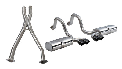 2.5in Cat-Back Dual Rear Exit with Twin 3.5in Tips <br> 1997-2004 Chevrolet Corvette