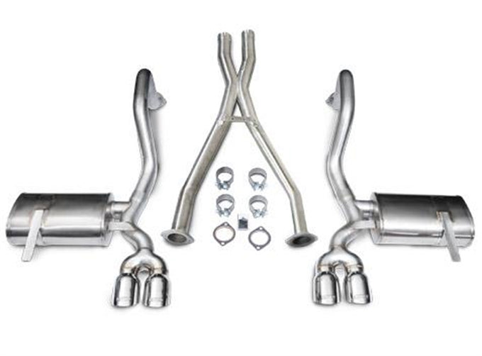 2.5in Cat-Back Dual Rear Exit w/ 3.5in Tips <br> 1997-2004 Chevrolet Corvette