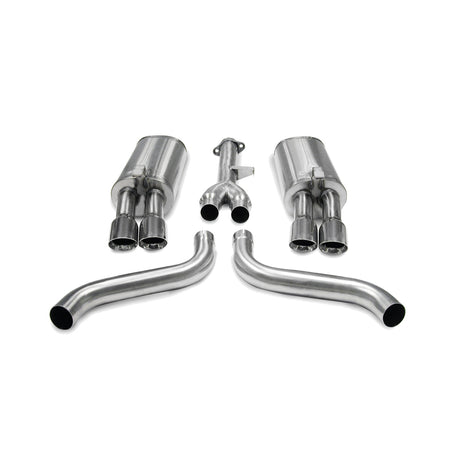 2.5in Cat-Back Dual Rear Exit W/ 3.5in Tips <br> 1986-1991 Chevrolet Corvette