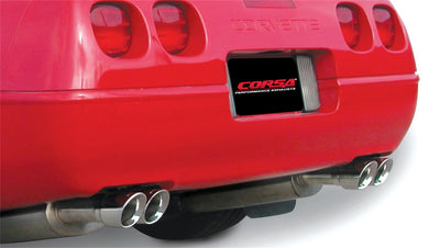 2.5in Cat-Back Dual Rear Exit W/ 3.5in Tips <br> 1986-1991 Chevrolet Corvette